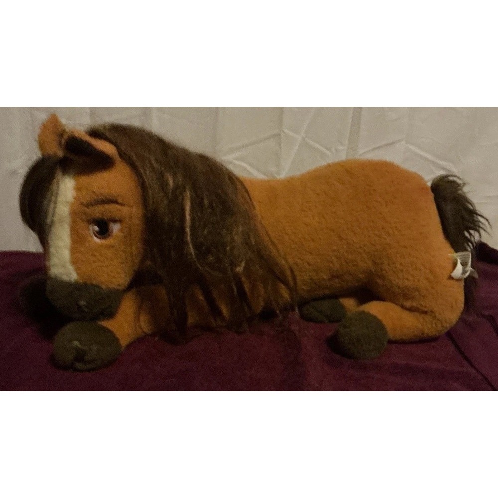 20" Dreamworks Spirit Riding Free Untamed Large‎ Plush Horse Brushable Mane